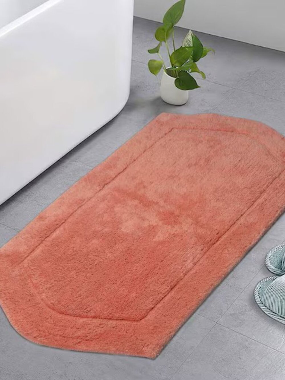 Waterford Collection 100% Cotton Tufted Bath Rug, NWT